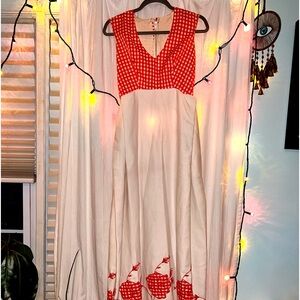 Vintage 1970’s maxi dress with jacket